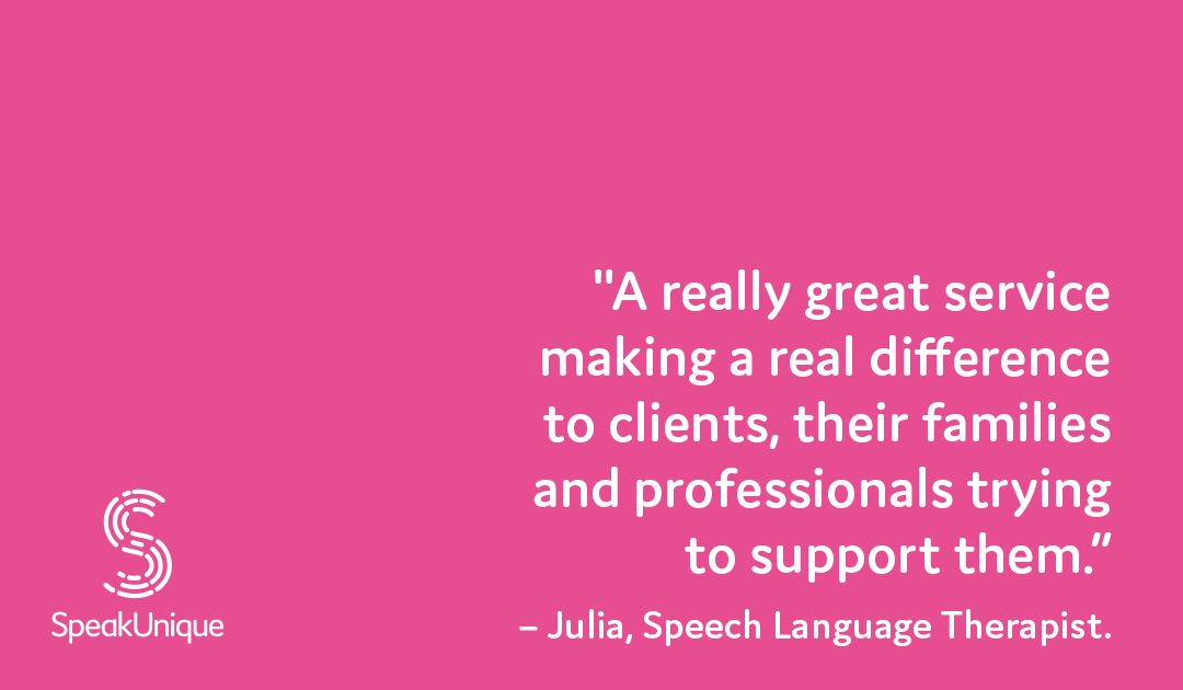 SpeakUniqueVB's tweet photo. Our technology is designed to help not only the people living with speech symptoms, but the people in their lives, too.

We're delighted to get such great feedback from an SLT!

#SpeakUnique #CommunicationAid #AAC #SyntheticVoice #AssistiveTechnology #AssistiveTech #VoiceBanking https://t.co/CEzkOkRpBy