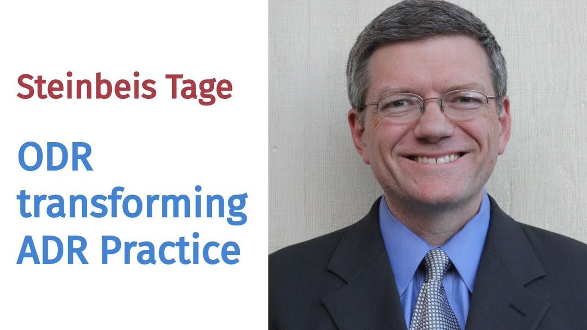 ONLINE DISPUTE RESOLUTION has arrived! Benefit from hands-on examples to learn the best practices and procedural safeguards of ODR from Colin Rule <a href="/crule/">Clara Rule</a>, President and CEO of Mediate.com and Arbitrate.com. buff.ly/3g9UM2Z #onlinedisputeresolution
