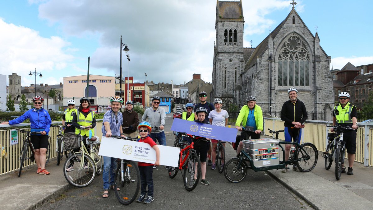 Drogheda  Chamber are delighted to support the new Drogheda Cycle initiative.  We wish Noel Hogan and all the team at Drogheda Cycling the very best wishes. A special Thank You to our Local Community Garda for supporting us on the day.
#ElevatingDrogheda #cycling #LouthChat