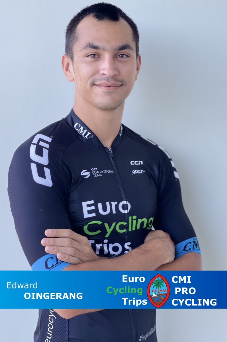 ECTproCYCLING's tweet photo. Excited to announce the addition of Edward OINGERANG: born 7-DEC-91 in Guam, showing our project to grow cycling on Guam bears fruit in-spite of the global pandemic.
#inspiredToRide #moreThanARace @eurocyclingtrip #guamcyclingfederation @FirstCycling @ProCyclingStats https://t.co/Ii1YG8aVji