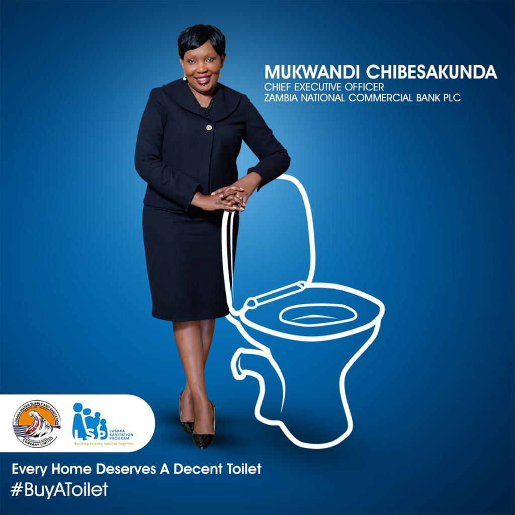 lusaka_water's tweet photo. Lusaka Sanitation Program by LWSC embarks on the “Buy A Toilet” campaign as it aims to provide 5,500 homes in Peri-Urban areas with a modern toilet by July 2021.
Corporate Influencer: Mukwandi Chibesakunda 
Corporation: Zanaco Plc 
Toilets Purchased: 20
#BuyAToilet 
#LSP 
#LWSC https://t.co/uugHjMEa2U