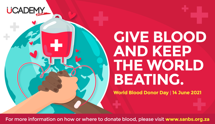 UcademySA's tweet photo. #WorldBloodDonorDay2021 #Giveblood https://t.co/pTS8IZzc7c