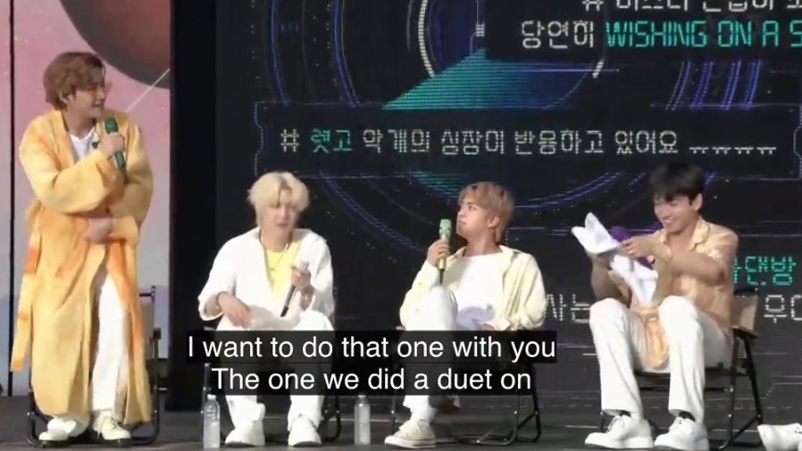 vhopebot's tweet photo. TAE WANTS TO PERFORM A BRAND NEW DAY WITH HOSEOK 😭😭😭 https://t.co/9WAj71j70q