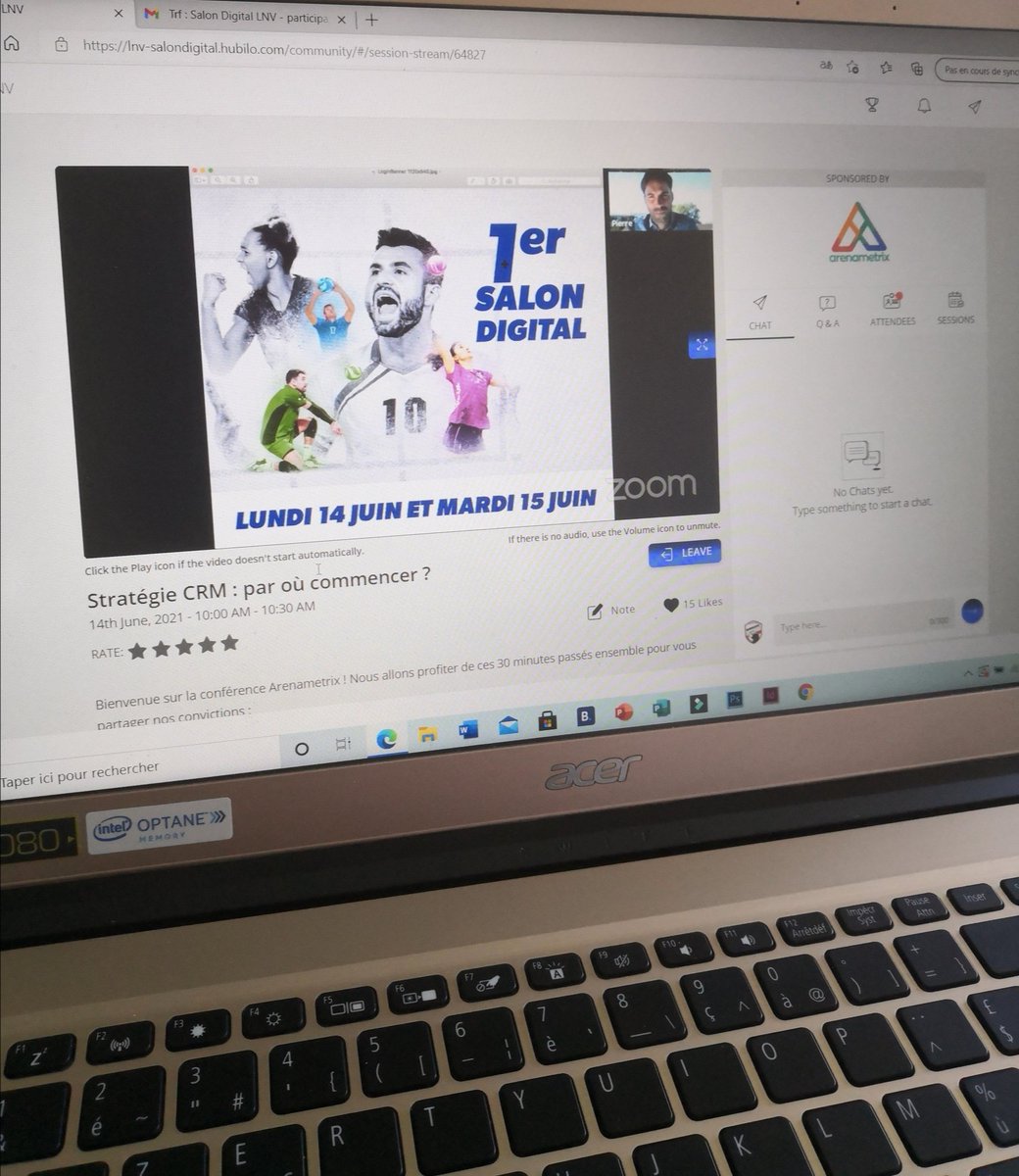 VolleyCham's tweet photo. Le VBCC est fier de participer au 1er salon digital organisé par la @LNVofficiel. 🏐📱
Ces 2️⃣ journées sont l'occasion de rencontrer des professionnels du sport et d'échanger avec eux sur les différents aspects d'un club sportif professionnel. 🔍💼
#VBCCFamily #teamcham #salon https://t.co/siNFtMi026
