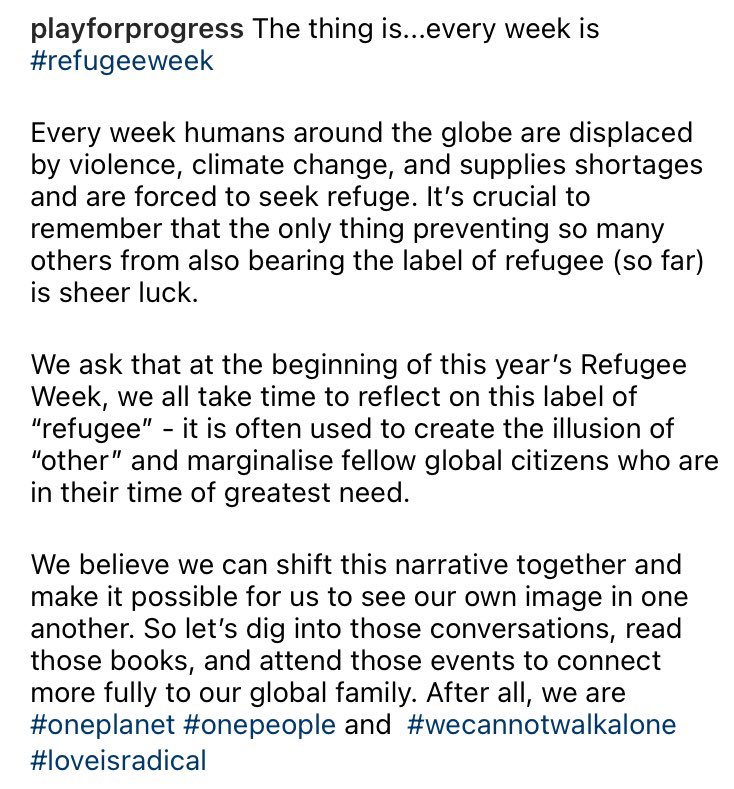 PlayForProgress's tweet photo. It’s #RefugeeWeek2021 ! ❤️🌍🤝But...👇 https://t.co/tretuCQuDn