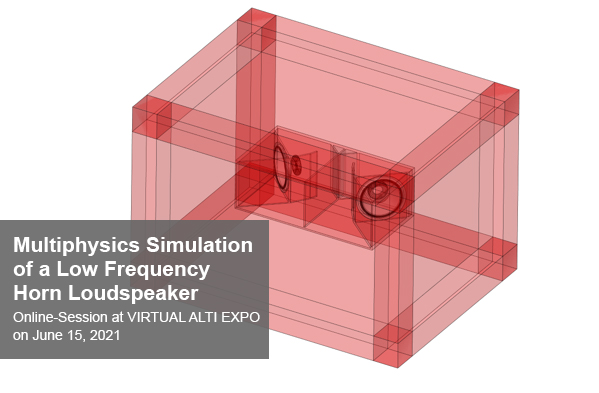 Mvoid_Group's tweet photo. The countdown is on: Tomorrow Mvoid and FunktionOne will give a joint presentation including live demo on #multiphysics #simulation of a low-frequency horn #loundspeaker at the Virtual #ALTI EXPO. Registration: https://t.co/iMYZTc8yg4 https://t.co/gTmr9XU0Ta