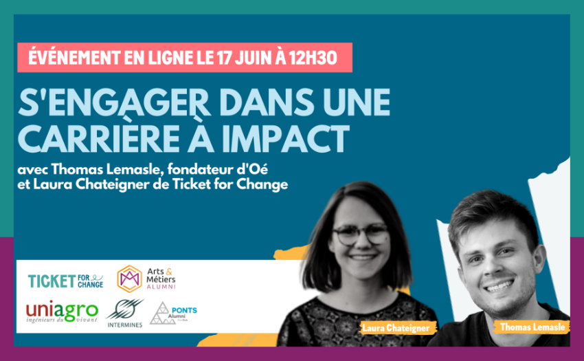 aptalumni's tweet photo. [EVENT] – Webinar « S’engager dans une carrière à impact positif » le 17 juin à 12h30 ⭐️
Organisé par @Uniagro,@PontsAlumni,@intermines , et @AM_Paris75 avec @TicketforChange
👉Inscription : https://t.co/JnPujyxr7h

#webinar #impact #carrière #ticketforchange #alumni #agronome https://t.co/9sOZoSAKW9