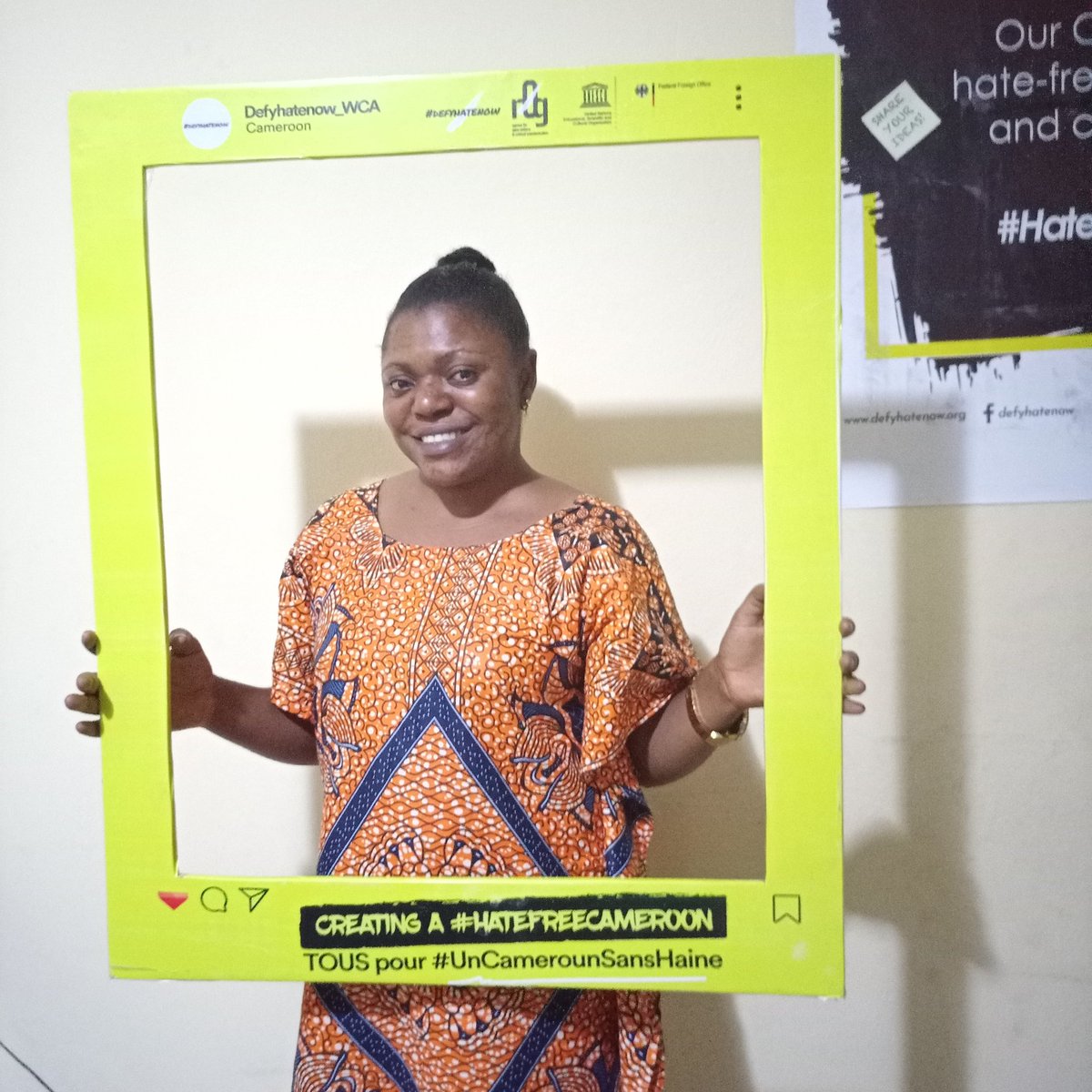 DefyhatenowWCA's tweet photo. #OurVisitors ๐๐๐
Some of our #Media4Peace Mentors visited our #Yaounde office. The brief stop was aimed at meeting the #defyhatenow team, getting a full grasp of the work we do & upholding their commitment 2 Catalysing #Media4Peace & Justice in Cameroon ๐จ๐ฒ.
#HappyNewWeek๐! https://t.co/uxBfc4FpW2
