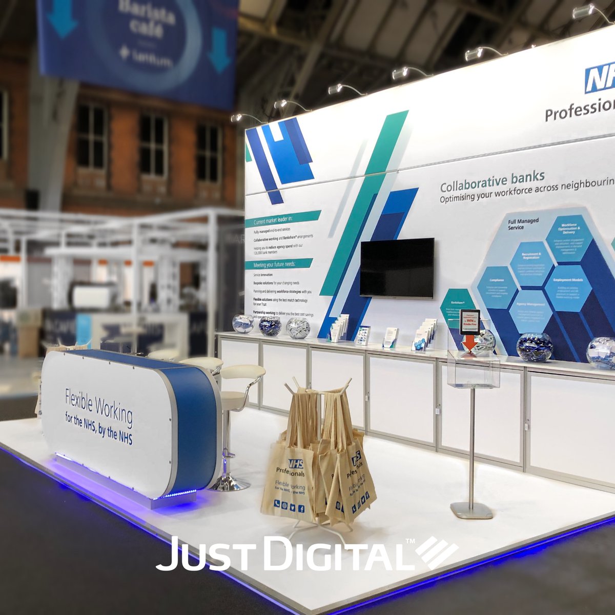 Are you looking for something eye catching to promote your business?
Maybe you're new to exhibitions? Whatever your situation, we will listen to your needs and guide you to the best solution.

Call us today and start your journey with Just Digital 01480 825 000

#exhibitiondesign