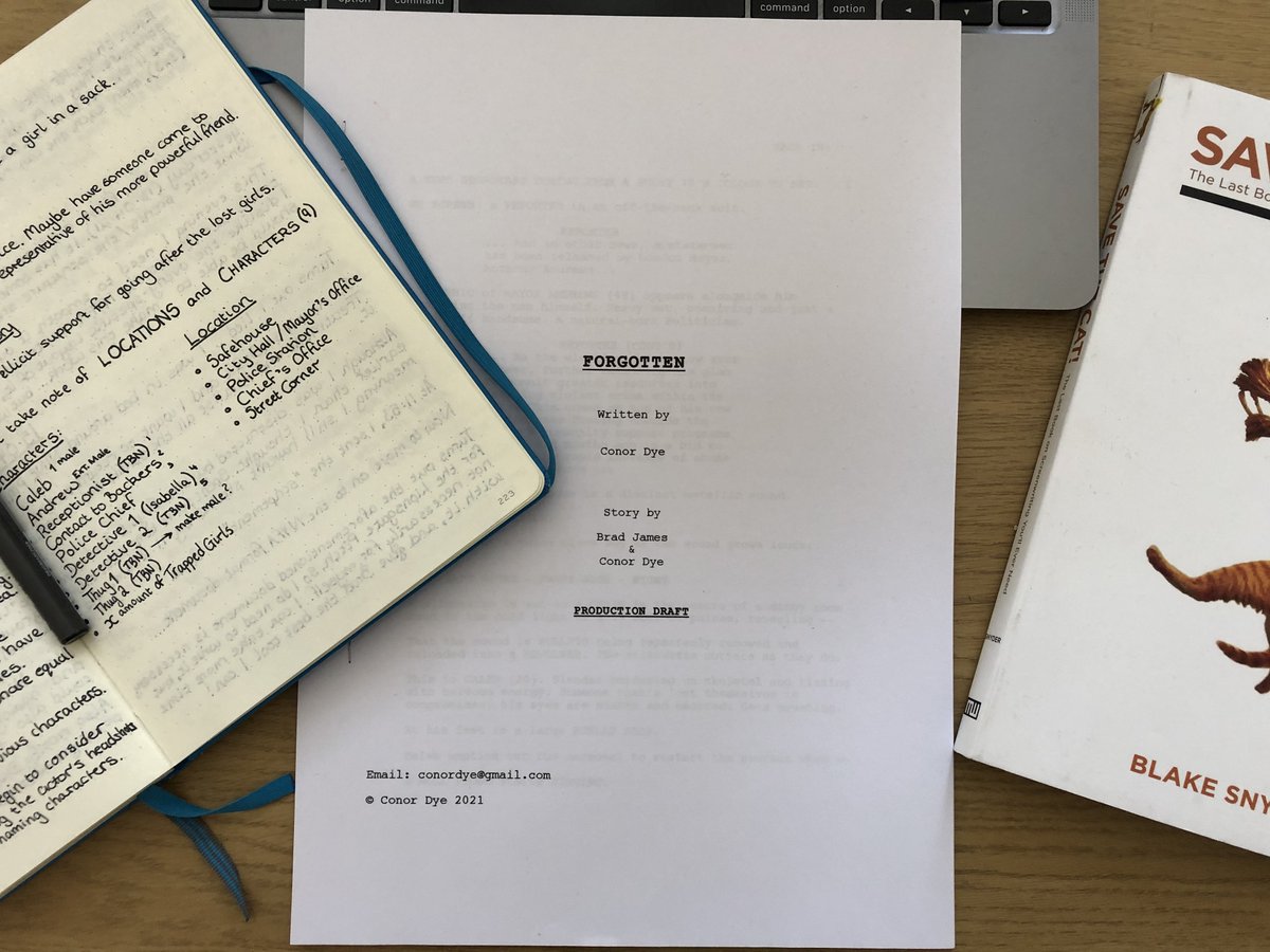 _forgottenfilm's tweet photo. A big milestone for Forgotten Film - we are SCRIPT LOCKED! BIG thanks to @conordye and @bradjamesfilm - we cannot WAIT to show you what they have been working so hard on! 
🎞️📝🎬
#ScriptWriting #PreProduction #HumanTrafficking #ShortFilm #StudentFilm #FilmMaking @Official_NYFA https://t.co/hPgxewA4IP