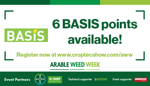 Need to boost your BASIS points? Claim up to 6 points for taking part in #AWW21! Find out more >>> buff.ly/2STwbWT  <a href="/Bayer4CropsUK/">Bayer Crop Science UK</a> <a href="/BASISRegLtd/">BASIS Reg Ltd</a> <a href="/BASFcropUK/">BASF Agricultural Solutions UK</a> <a href="/ArableFarming/">ArableFarming</a> <a href="/FarmersGuardian/">Farmers Guardian</a>