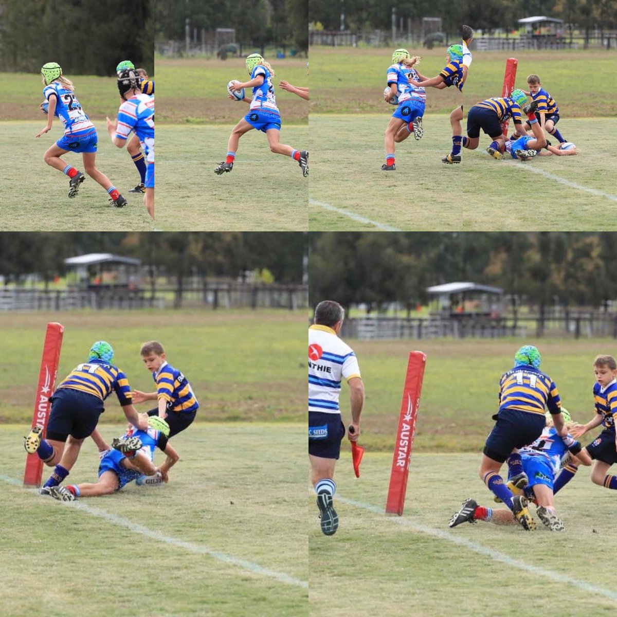 Unfortunately this try for Will was judged a no try in the Wildfires last game of the NSWJRU U12’s State Champs at Camden. #soclose