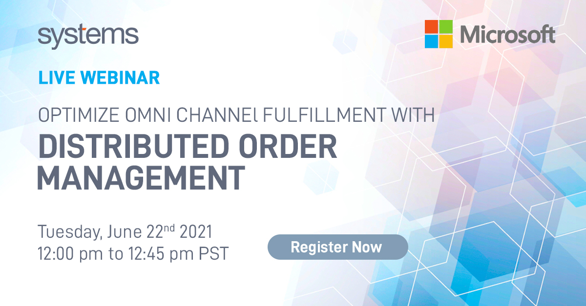 SystemsLtd's tweet image. Systems Limited and #Microsoft bring to you a live webinar focusing on how businesses can improve and optimize their order fulfilment, resulting in a frictionless customer experience. Register now: systemsltd.com/optimize-omnic…
#Dynamics365Commerce #DistributedOrderManagement