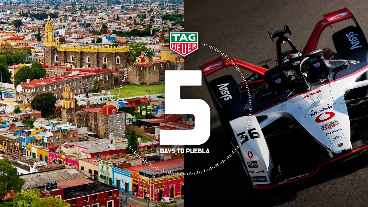 Formula E returns this weekend with a Mexican double-header!

New track ⚡️ 
Two races ⚡️ 

The RACE WEEK countdown is on 😁 <a href="/TAGHeuer/">TAG Heuer</a> 

2021 CBMM Niobium #PueblaEPrix 🇲🇽