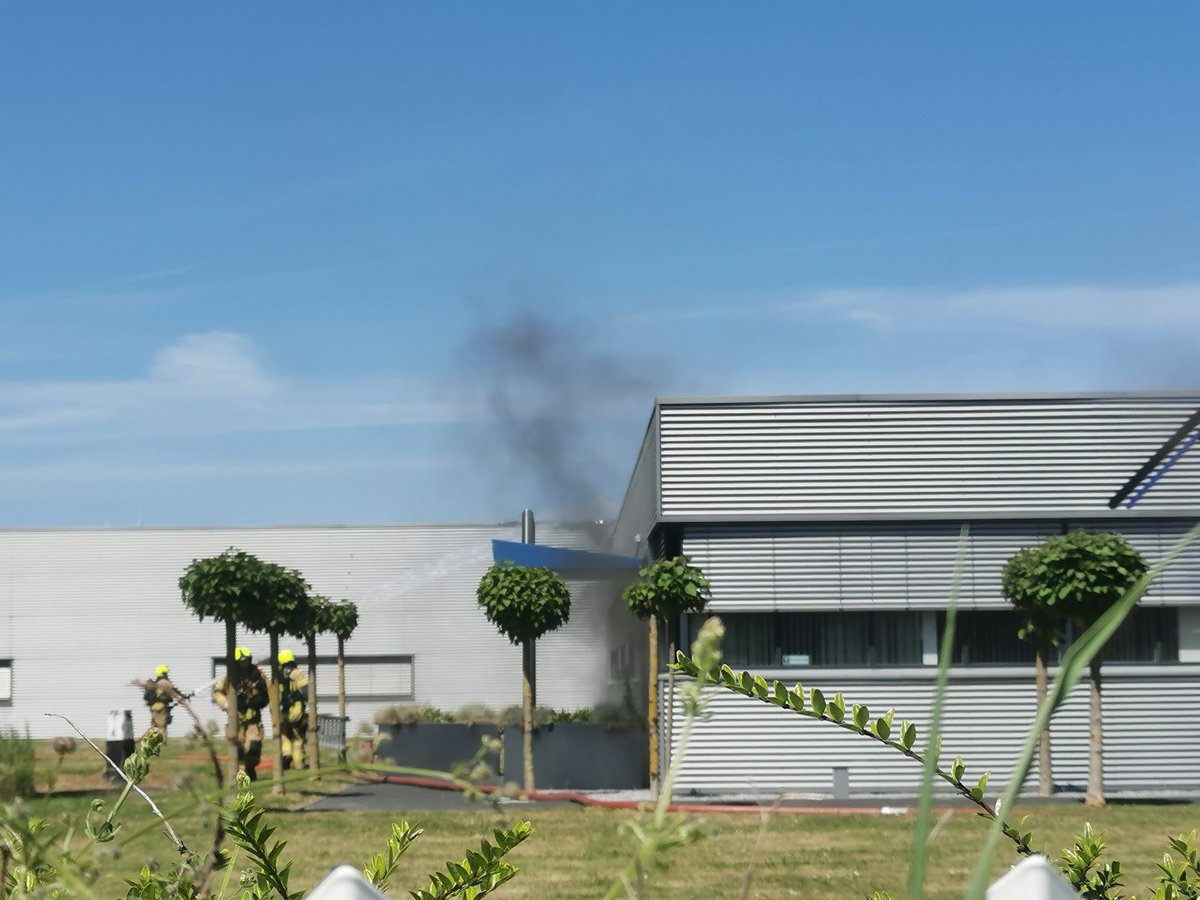 Melding grote brand Merwedeweg Zwijndrecht