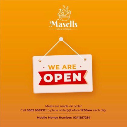 Masells_'s tweet photo. Another Monday, new Week

Back to regular scheduling. Here to take your orders and give you a treat.

Call to place orders 0266282899 https://t.co/eG1MWZvfbf
