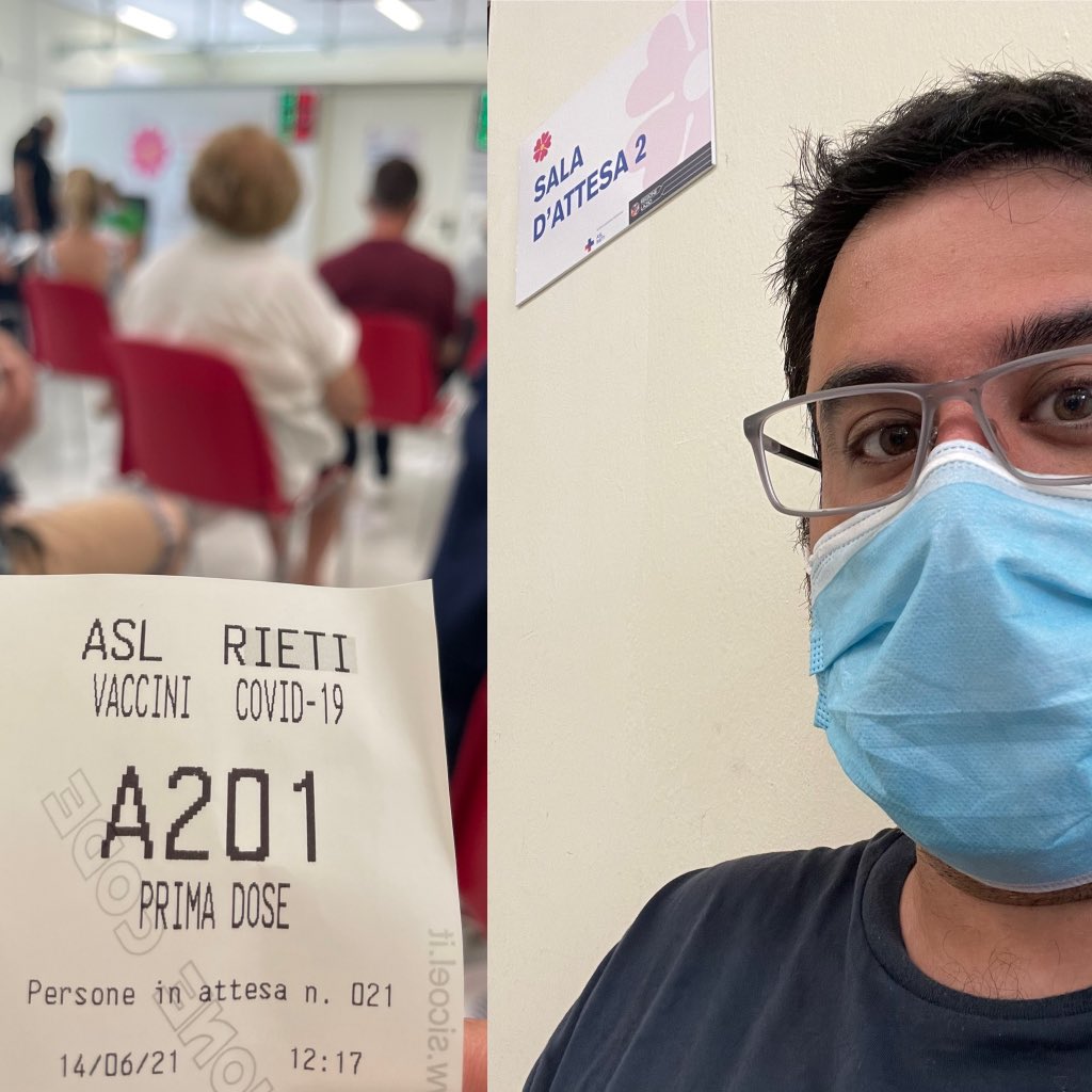 I never thought I’d get the vaccine 💉 this year. Thank you to all people involved in this process, from scientist to all people every day make their part in these strange years all over the world. #VaccinoAntiCovid #VaccineForAll #iomivaccino