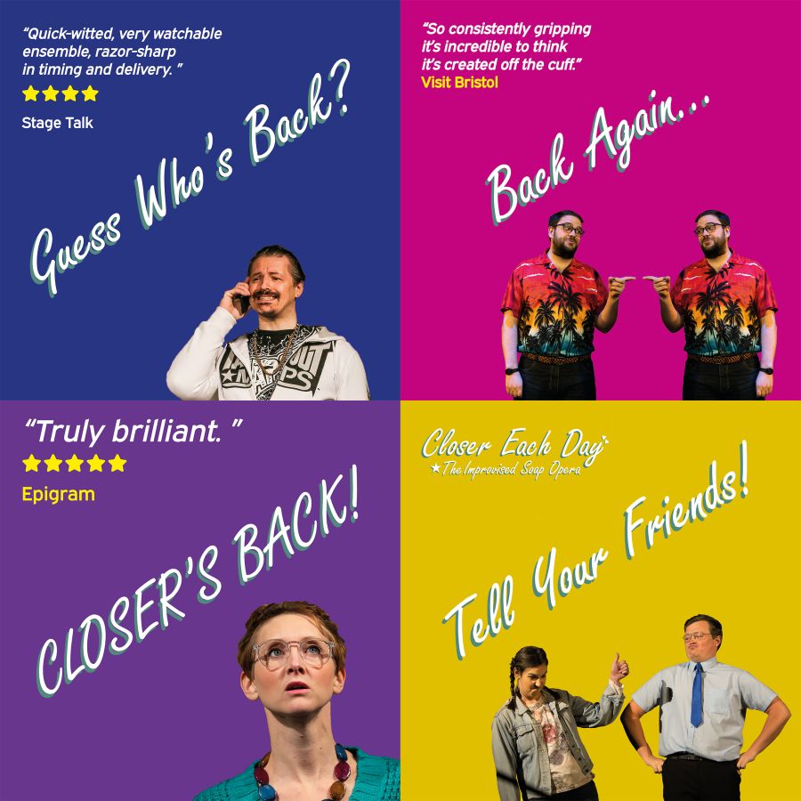 The Wardrobe Theatre on Twitter "TONIGHT! Closer Each Day The