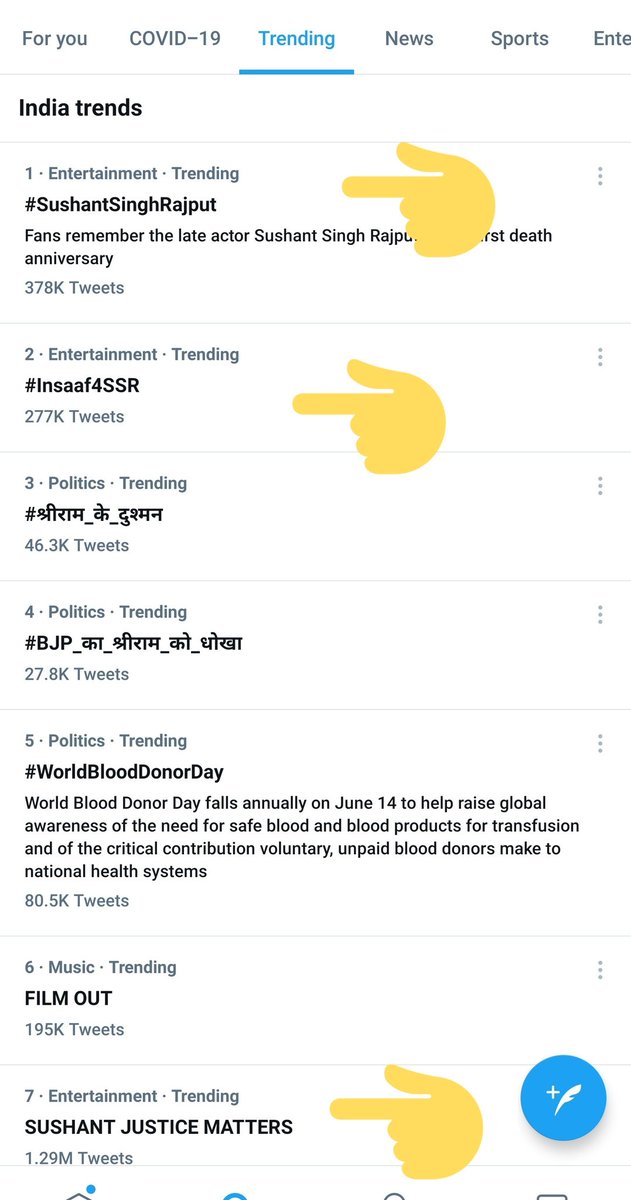 The_Justice_Bot's tweet photo. Latest what I can see 

#Insaaf4SSR 
SUSHANT JUSTICE MATTERS

Keep Roaring for #SushantSinghRajput https://t.co/WMH31m0xuX