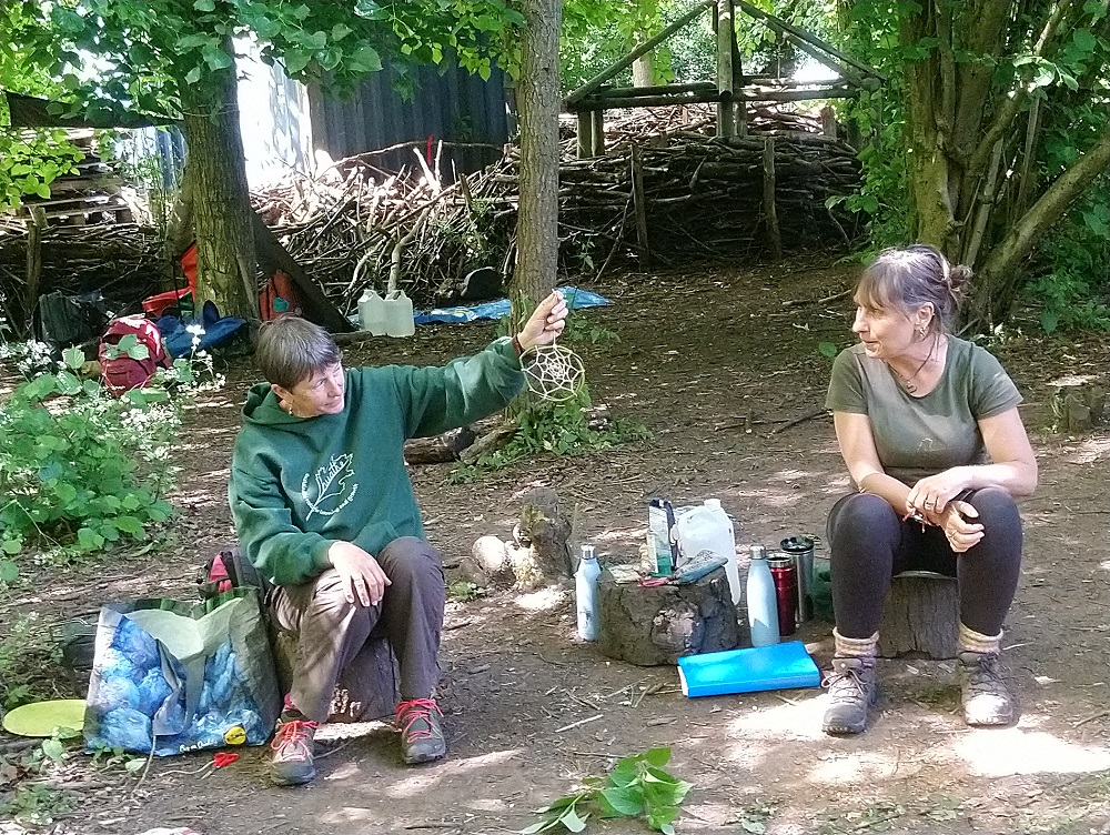 Our <a href="/huathewood/">huathe</a> led #forestschool Leadership programme has certainly benefitted from the recent good weather. The group are busy learning new skills in the Wildside woods and can’t wait to take them back to their own educational settings.