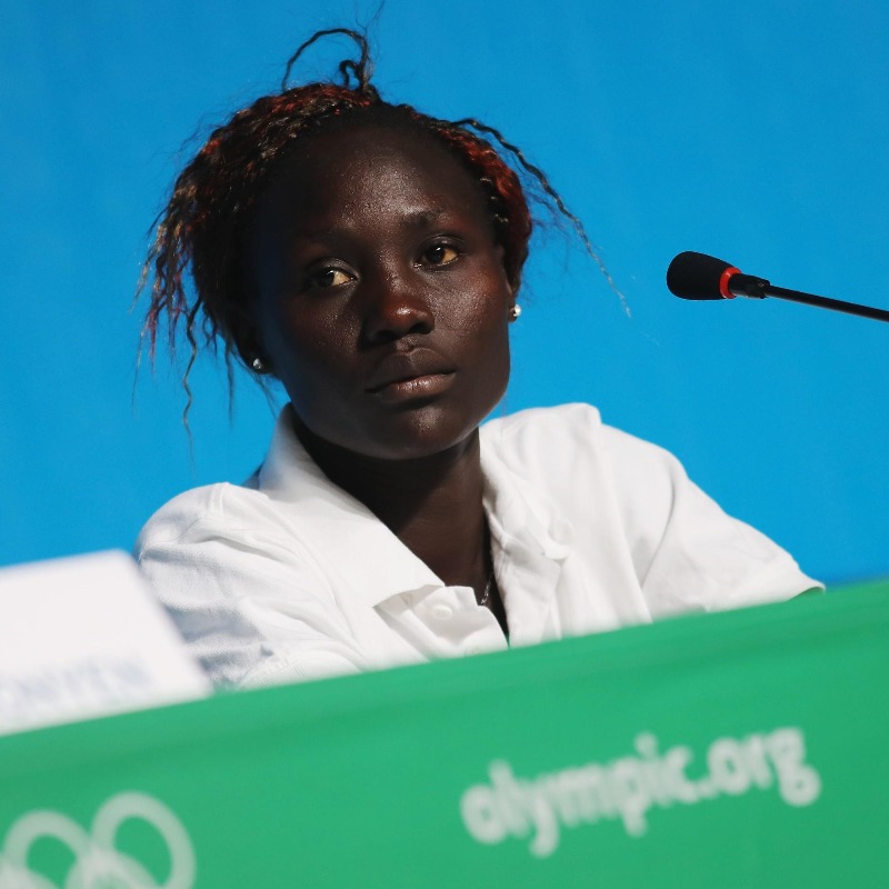 WorldAthletics's tweet photo. "I feel so happy to be given another chance, and I just want to improve on my best time."

Opportunity inspires Anjelina Nadai Lohalith ahead of second Olympic appearance.

#Tokyo2020