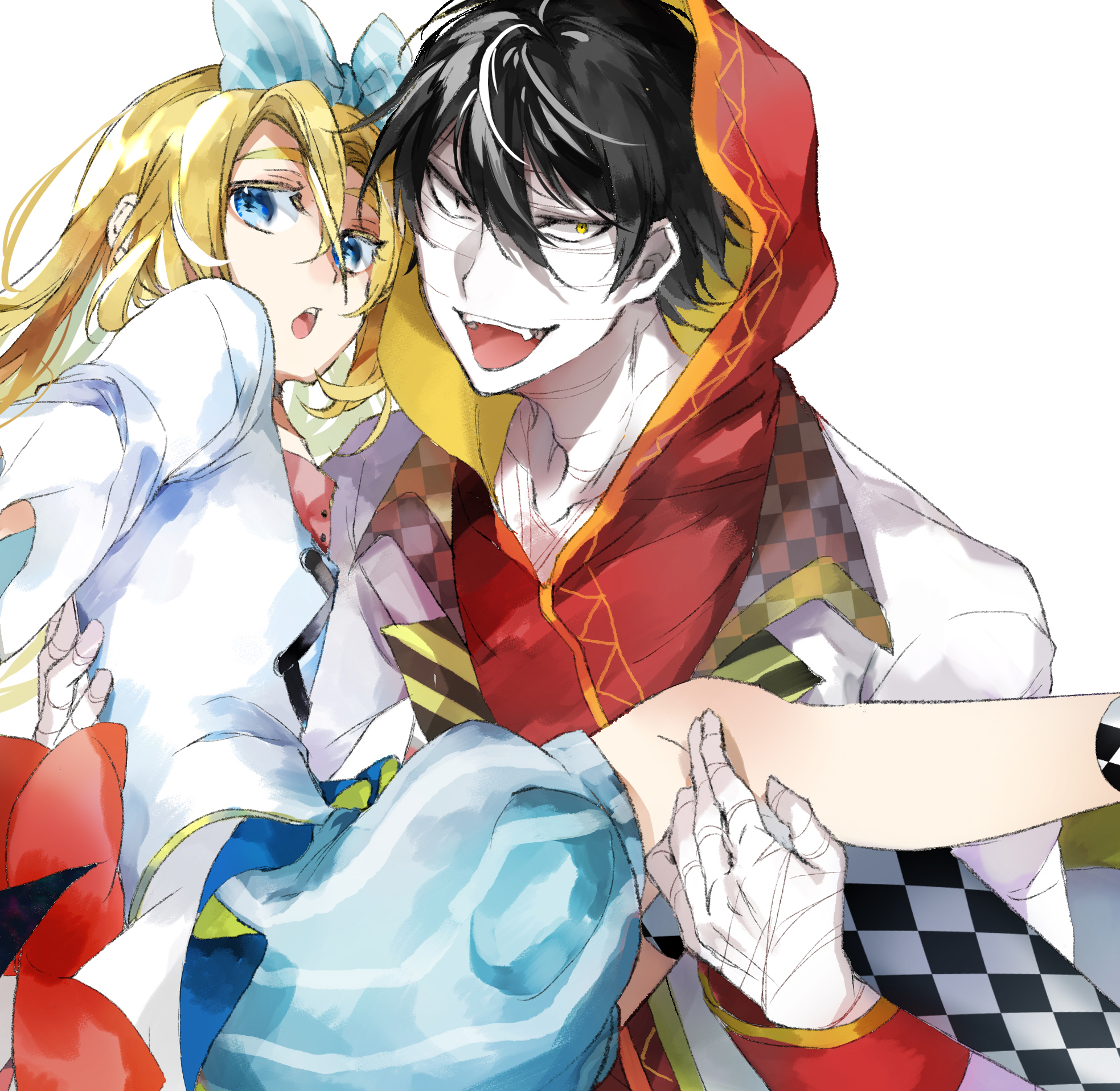 殺戮の天使 公式アカウント コミックジーン10周年記念 描き下ろしイラスト掲載 6月15日に発売するジーン創刊10周年特大号表紙にて 名束くだん先生の描き下ろしイラストが掲載 なんと レイチェルとザックが 不思議の国のアリス をイメージした衣装 殺戮の天使 公式アカウント コミックジーン10周年記念 描き下ろしイラスト掲載 6月15日に発売するジーン創刊10周年特大号表紙にて 名束くだん先生の描き下ろしイラストが掲載 なんと レイチェルとザックが 不思議の国のアリス をイメージした衣装