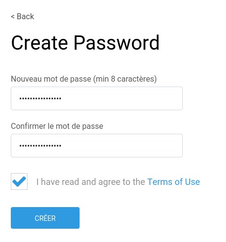 6. Ensuite  @MetaMask vous demandera de créer un mot de passe (qui n'est pas la meme chose que votre clé privé) mais qui servira a se protéger si quelqu'un d'autre utilise votre navigateur !