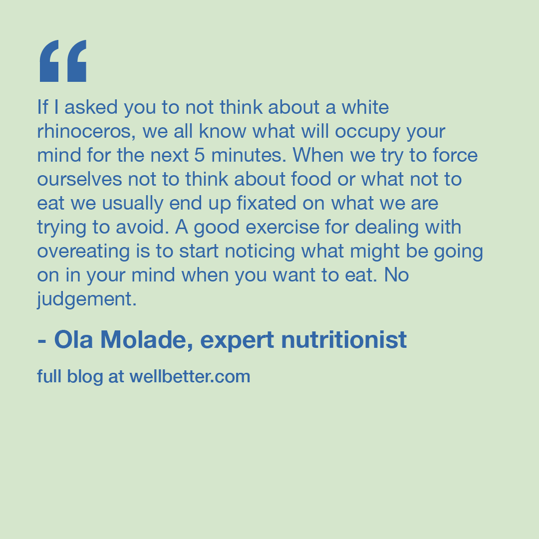 It can be difficult to keep promises to ourselves. But why is it so hard? 

In our latest blog by expert nutritionist Ola Molade, she explains what could be causing us to avoid keeping our promises. 

To read Ola's full blog click the link below!

wellbetter.com/keeping-our-pr…