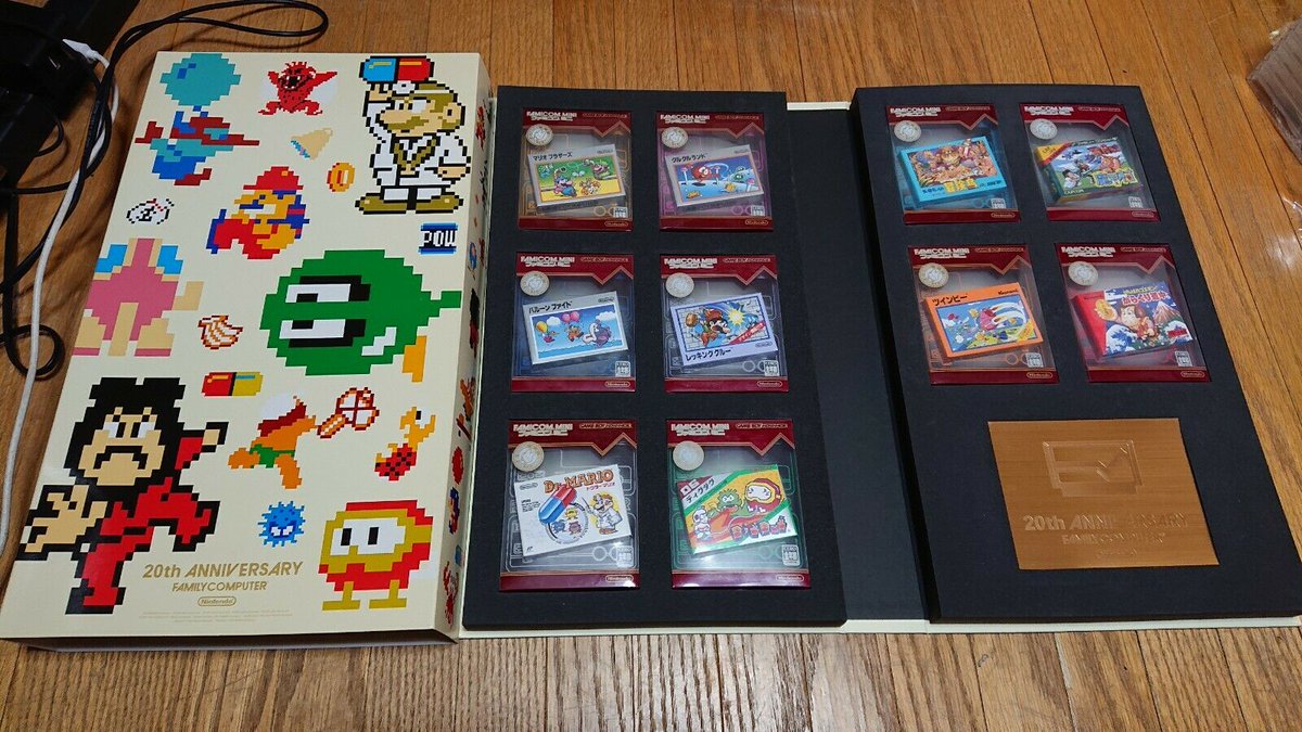 Gamescollection's tweet photo. https://t.co/8Iw0Ga7SnE
Guys...this is almost porn!!
#famicommini #famicom #famicom20thanniversary #nintendo #nes #nesmini #nesclassics #fc #clubnintendo #retrogaming #retrogame #gameboyadvance #gba #gameboy #gb https://t.co/vUIf3GoYKZ