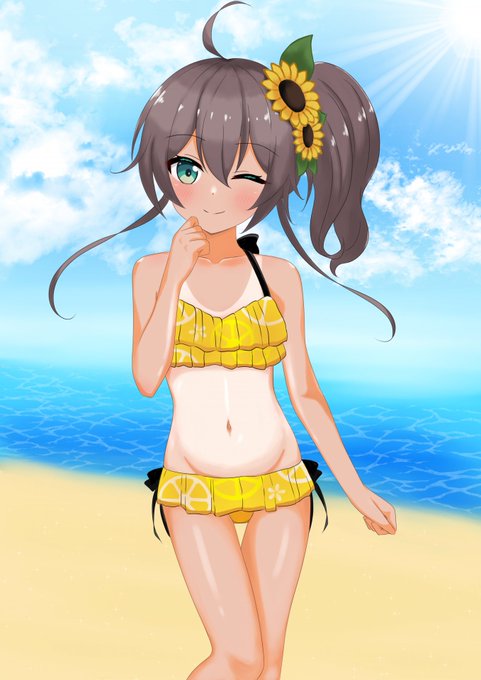 水着まつりちゃん!
#祭絵 