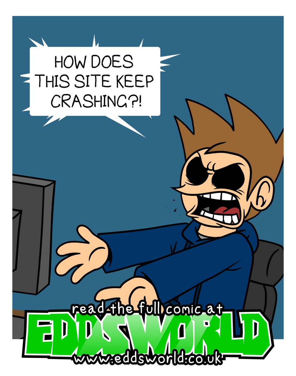 Eddsworld on X: NEW COMIC! Tom issues a warning Read it here:   💚  / X