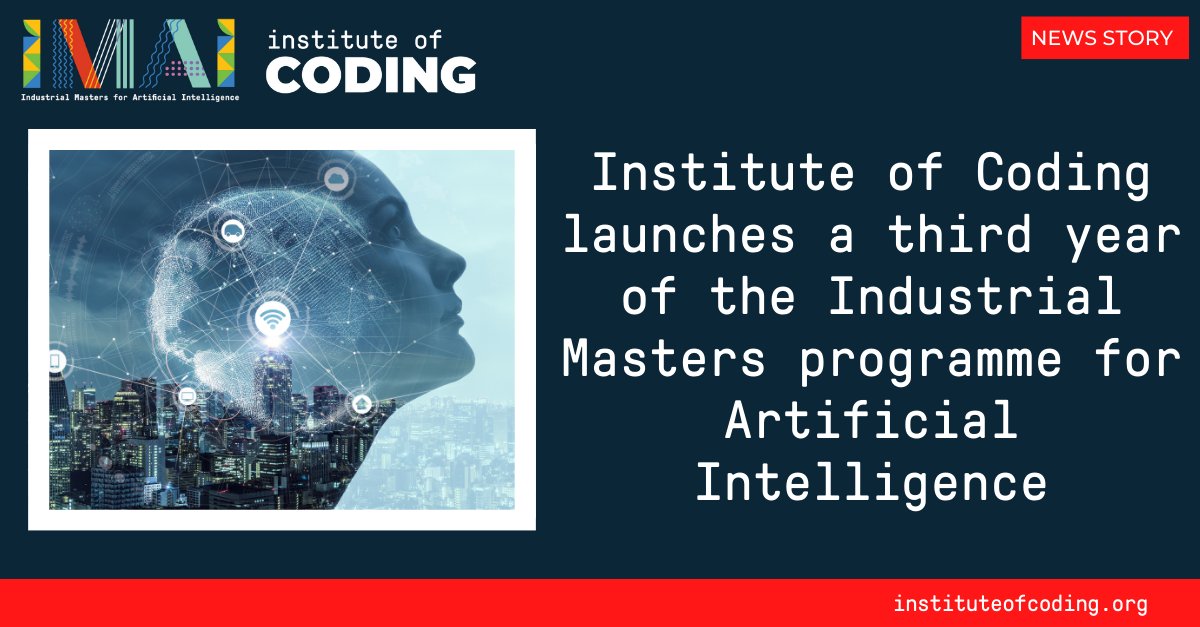 IoCoding's tweet image. Breaking News 📢 Today at @CogX_Festival, @MattWarman announced that the Industrial Masters programme for Artificial Intelligence (@IMAIProgramme), coordinated by @IoCoding, will continue for a 3rd year.

ow.ly/wtbm50F9Gdt

@DCMS @OfficeforAI #CogX2021 #TechPriorities #AI