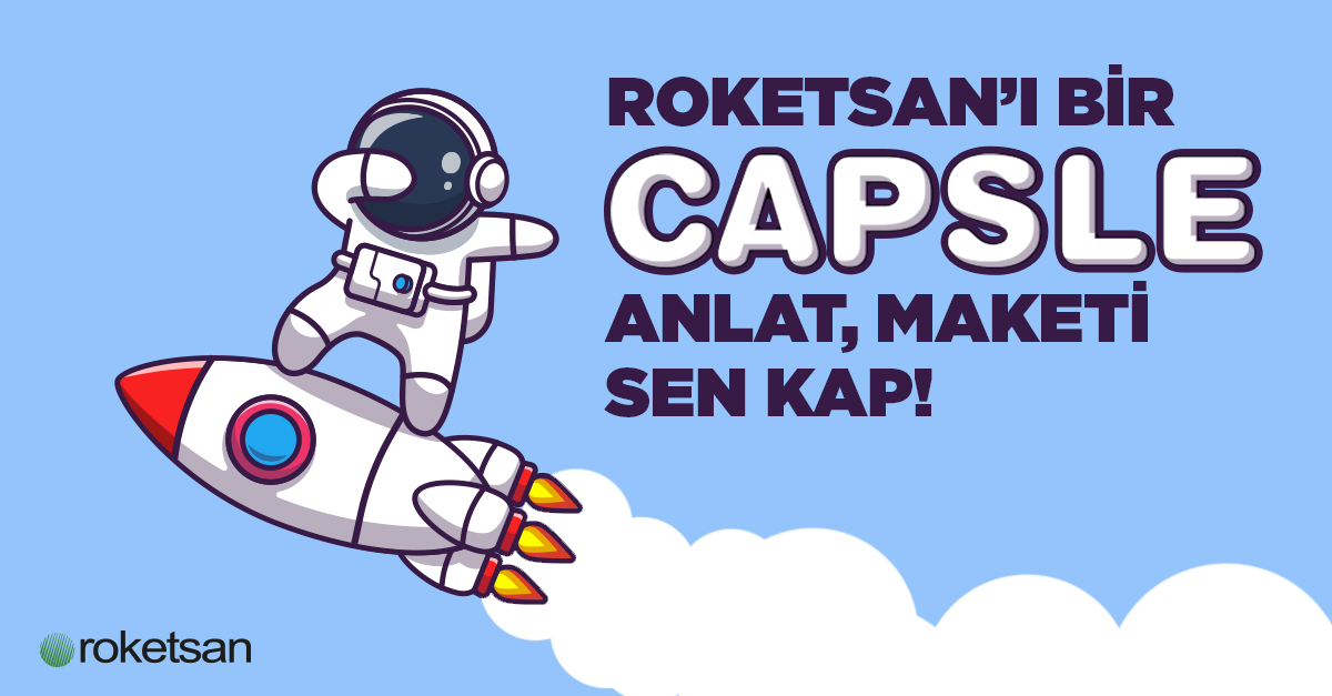 📣33. yıl dönümümüze özel, 3️⃣3️⃣ takipçimize Roketsan maketi hediye!🚀

Yaratıcılığını ortaya çıkar, Roketsan’ı bir capsle anlat, maketi kazan! 

Katılım detayları bir sonraki tweet'te 👇🏼