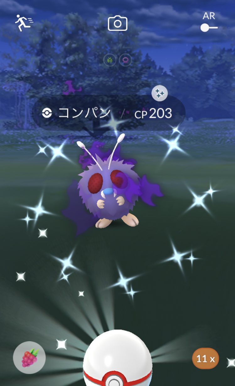 ポケgo図鑑オスメス埋めたい派 シャドウ色違いコンパン 最近調子がいい ポケモンgo コンパン 色違い 色違いモルフォンシャドウの色味と相まっていい感じ T Co Kakt0cyxqk Twitter