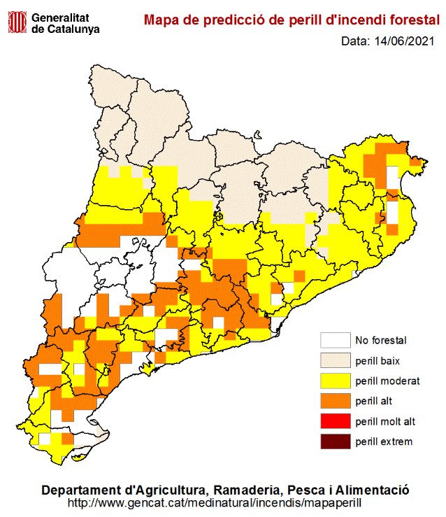 cuptous's tweet photo. ‼️ Avís per onada de calor ‼️

Aquesta situació també comporta un augment del perill d’incendi forestal !

Recordeu no sortir en les hores de màxima calor i hidratar-vos sempre que us sigui possible.

Cuidem-nos!
#cuptous #onadadecalor #precaucio https://t.co/pScROgZ52U