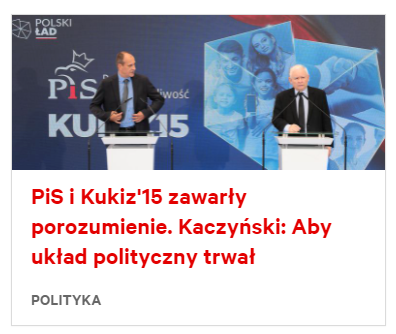typekzneta's tweet image. Muszę skumać.
Czyli #Kukiz, który szedł do polityki, by walczyć z układem i elitami dołączył do układu, który oferuje #PIS?
AHA.