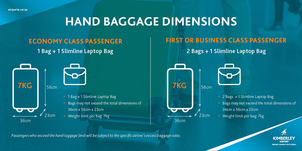 Please note the permissible hand baggage dimensions. #travel  #airports #aviation