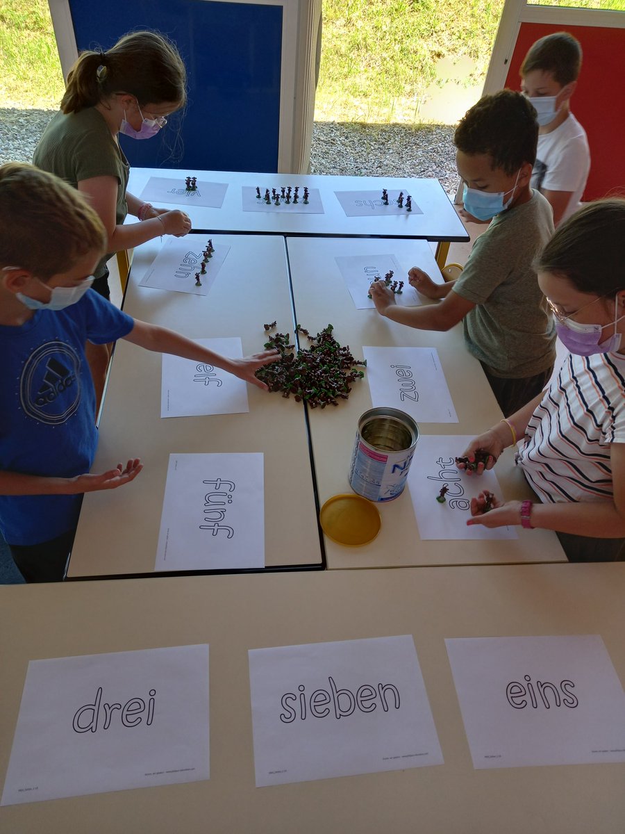 Révision des nombres:Wir zählen