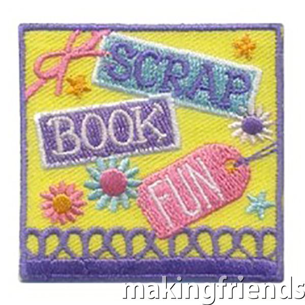 Girls will have a great time creating scrapbooks to remember the fun times with their troop! $.69 each free shipping available 
tinyurl.com/mfscrapbookpat… #scrapbookfun #scrapbooking #scrapbookpatch #makingfriends #virtualscouting #scoutpatches #girlscouts #scouts
