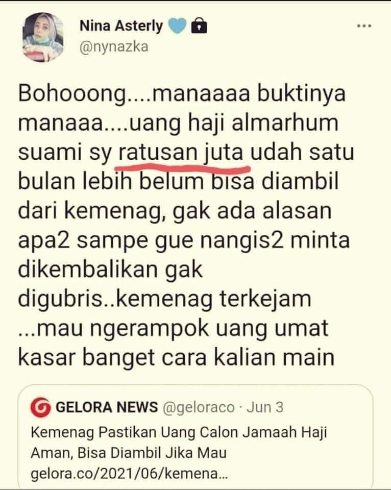 Apa? Ratusan juta? 

Ngehoax kok ya kebangetan kali sih?
