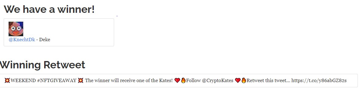 CryptoKates's tweet image. #NFTGIVEAWAY Result🔥🔥
dm us @KnechtDk what Kate u want from our opensea wallet!
❤️