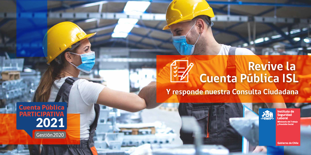 👉Si te perdiste nuestra #CuentaPúblicaISL puedes volver a verla en isl.gob.cl/cuenta-publica… 

💻 Además te invitamos a responder la Consulta Ciudadana, para conocer tu opinión, observaciones y/o comentarios acerca de la gestión 2020 del ISL, y los nuevos proyectos que vienen.😉