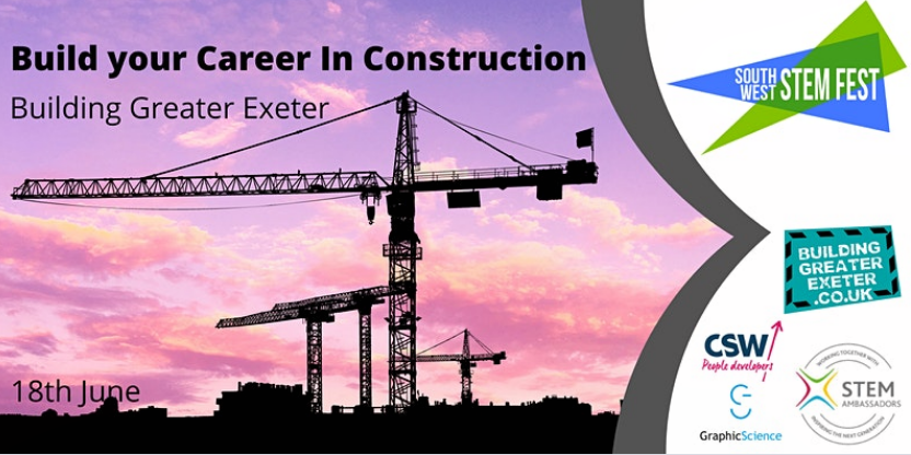 BuildGreaterExe's tweet photo. Looking forward to promoting careers in construction this Fri to schools at SW STEM Fest. 

We will be joined @buildplymouth &amp; our partners involved in the design and build of the Nightingale @BAMConstructUK @SDSolutionUK and @tc_southwest more info: https://t.co/SJnhhlcoRw https://t.co/8jLqONz8tu