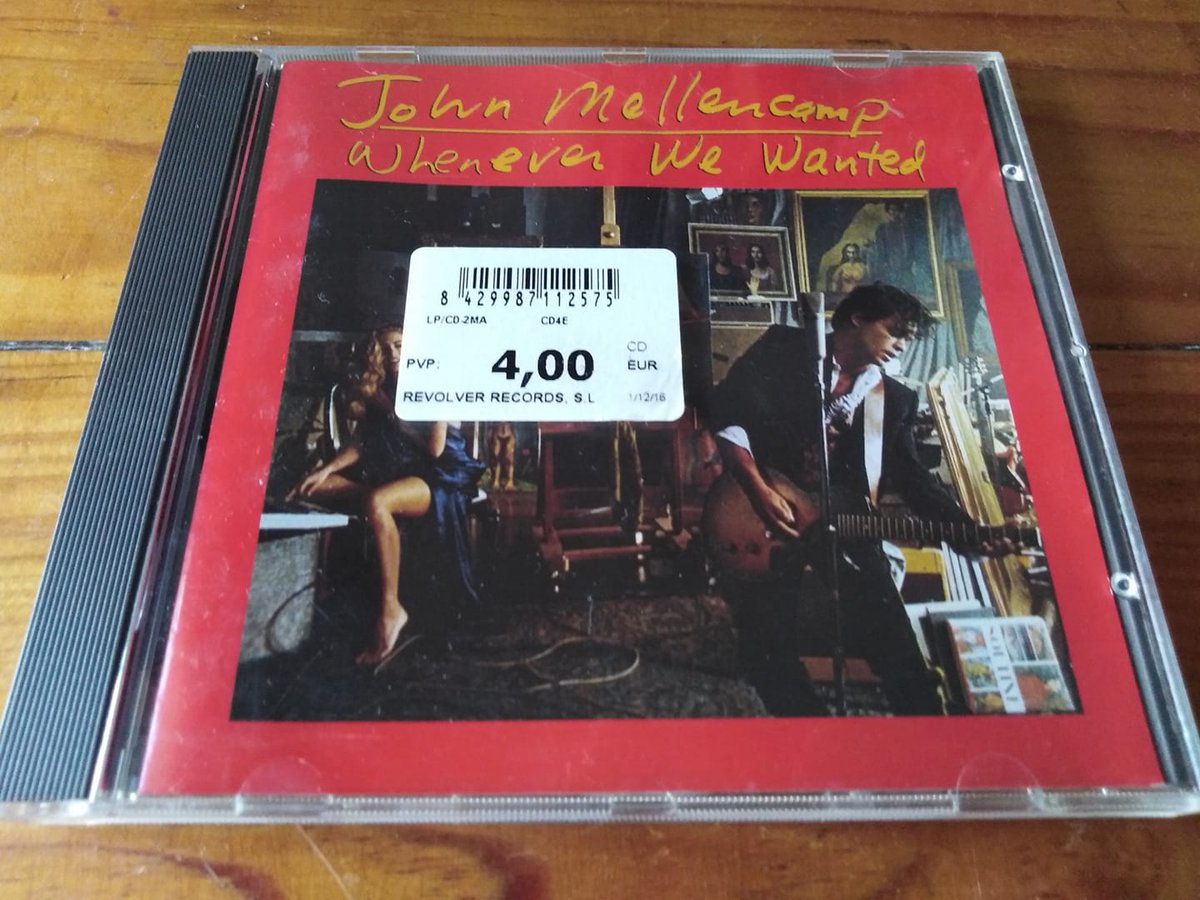 IRCfestival's tweet photo. 4 ridículs euros em va valdre aquesta joia.
JOHN MELLENCAMP - "Whenever We Wanted" (1991)
#discosrevolver #johnmellencamp #recordcollection #cdcollection https://t.co/mUMOD7sjfW