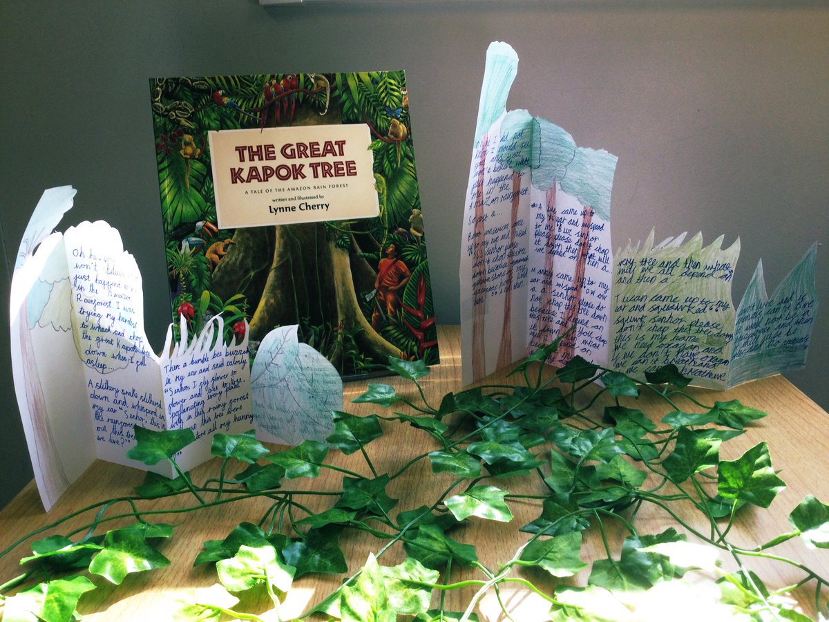 Garbett_HMCS's tweet image. We became so invested in The Great Kapok Tree and the impact of deforestation. We were very proud of our hot writes recounting the story from the eyes of the ‘small man’ 🌳🤩 @HMC_School @clpe1 #PowerOfReading #PublishingWork #PresentationMatters #WeAreCreative #WeAreHardWorking