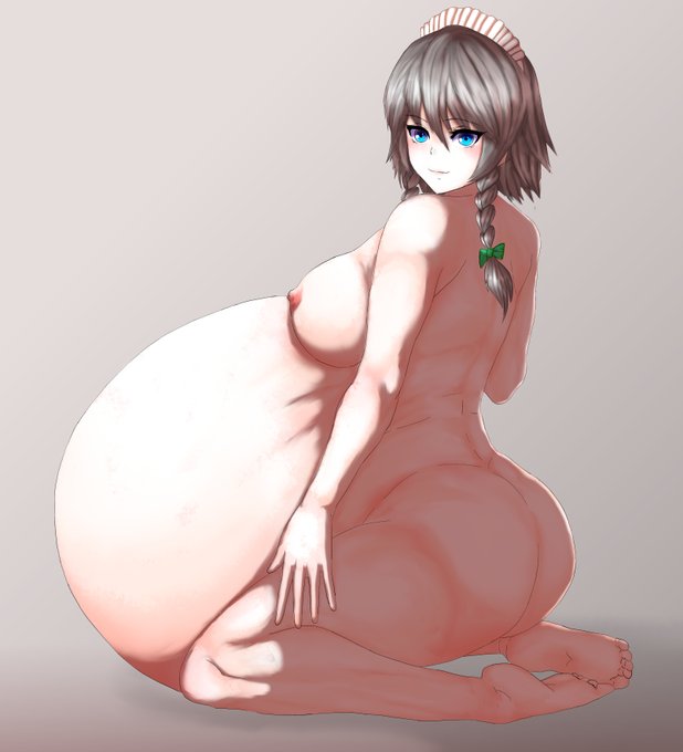 咲夜さんの本体清書完了。
Sakuya's body cleanup completed. 