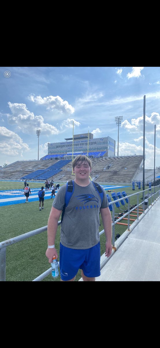 J__Johnson73's tweet photo. Awesome time yesterday at MTSU!!🔵 @CoachMikePolly @CoachMalloryMT @CamCurtis_65 #BlueRaiders https://t.co/adIOzUvepm