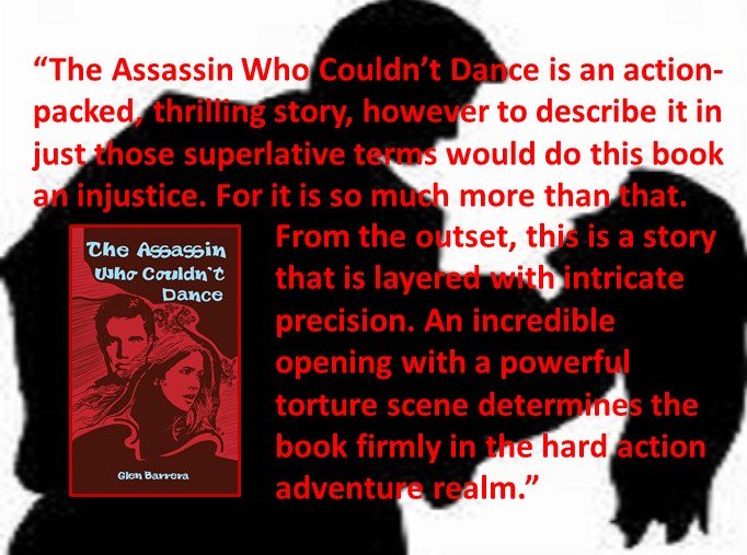 Glen_Barrera's tweet photo. "Colorful and powerful." - The Assassin Who Couldn't Dance
https://t.co/54RBl68kqX
#sismif #RCAP #WINAUTHORS #BooksGS #thriller
#BookBoost #gr8books4u #BookWorm https://t.co/foOYbuxyzS