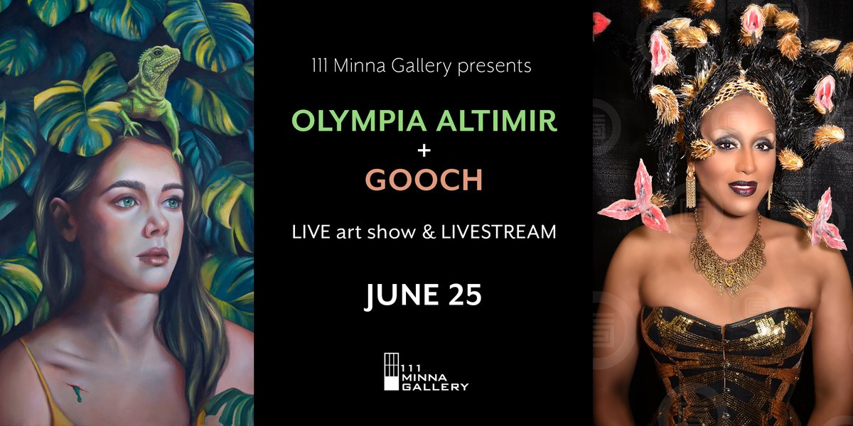 Support Pride &amp; the Arts - Win Big! Olympia Altimir and Gooch are joining us for a fantastic show on June 25th! mailchi.mp/111minnagaller…