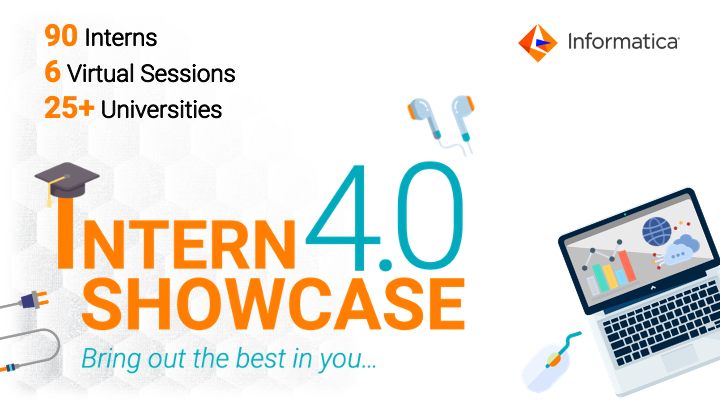 neeltatum's tweet photo. @Informatica India Campus Hiring Team designs an event for 90 interns to showcase their projects at the biggest platform. I wish them all the luck. Looking forward to seeing them during the event. #InternShowcase #LifeAtINFA #UnleashYourPotential #internship2021 #internship https://t.co/Q8WfagpSYl